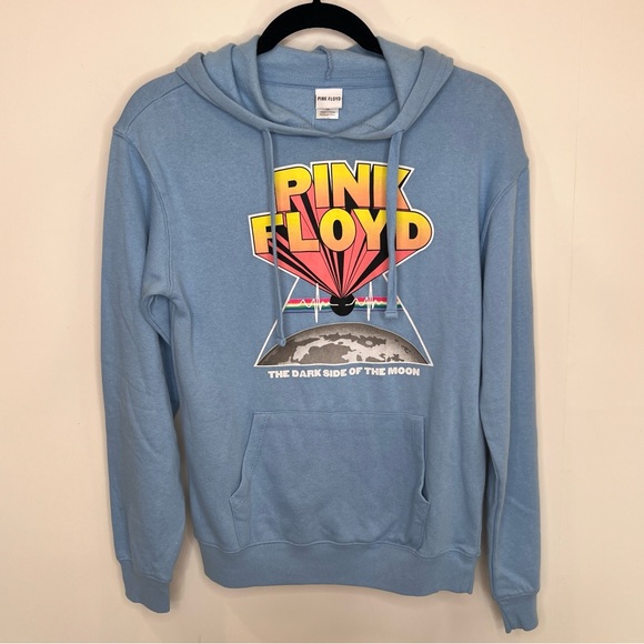 Freeze Tops - 🧡💚 NWT Blue ‘Pink Floyd’ Graphic Hoodie Sweatshirt Size XS